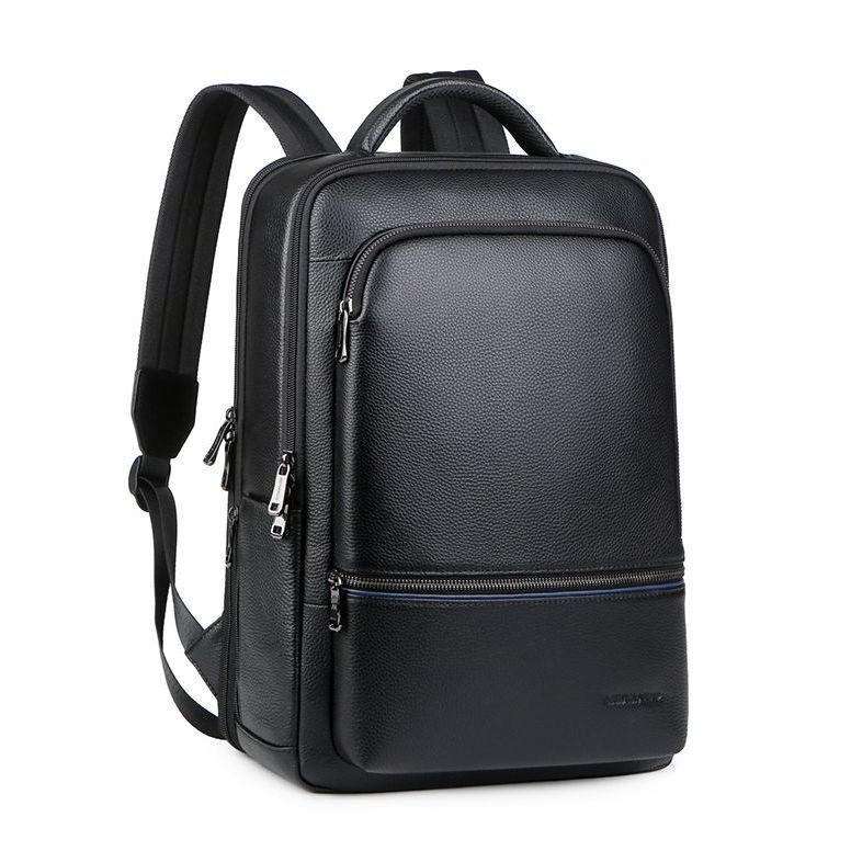 Men's Cowhide Business Commute Computer Genuine Leather Backpacks