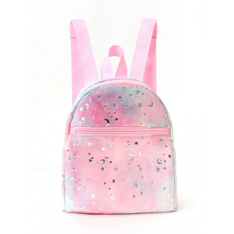 Children's Campus Style Simple Candy Color Backpacks