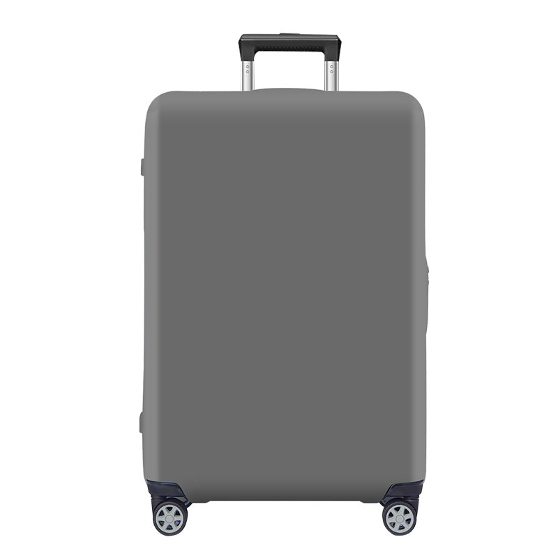 Pure Color Thickened Cover Suitcase Suite Travel Bags