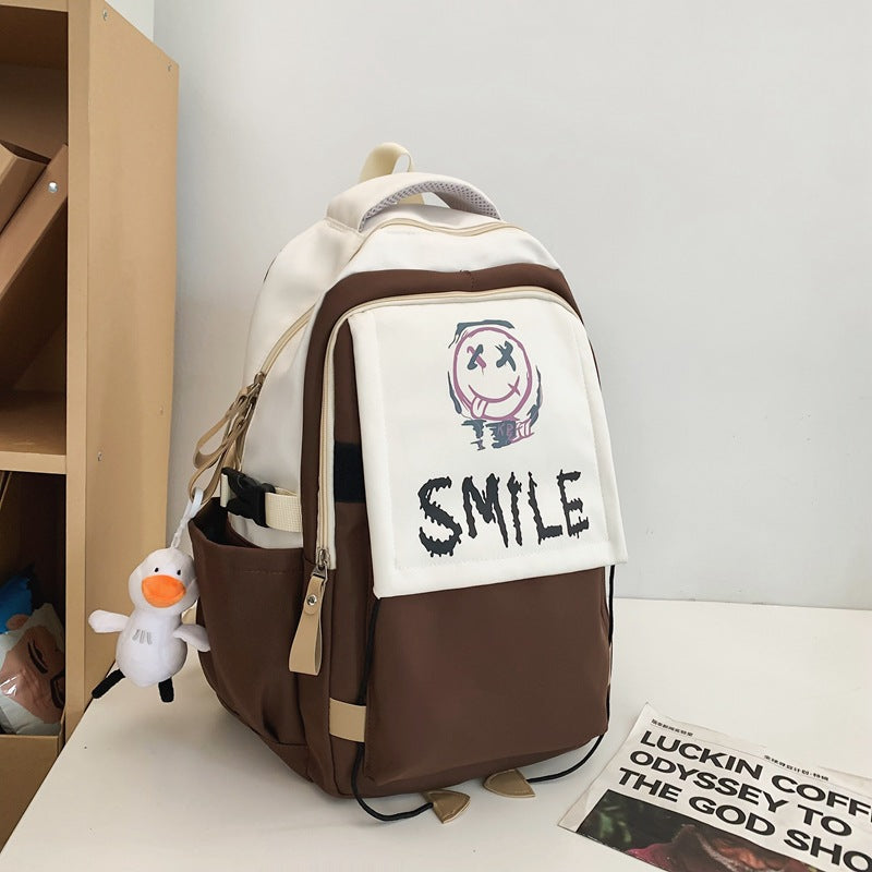 High Male Couple Junior Primary Large Backpacks