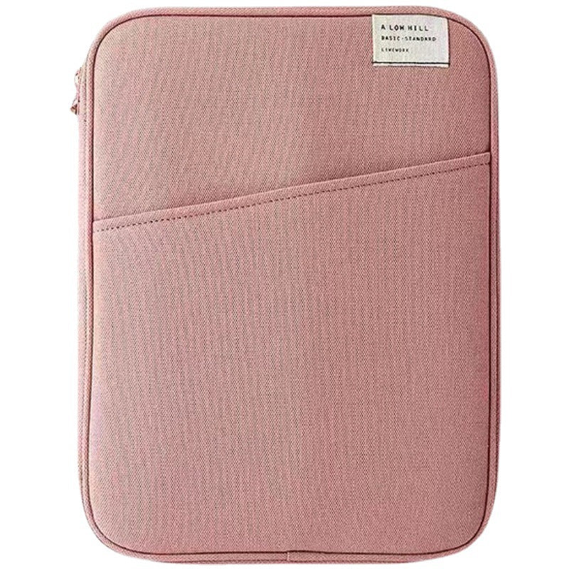 Women's Flannel Shockproof Clutch Business Storage Liner Tablet Bags