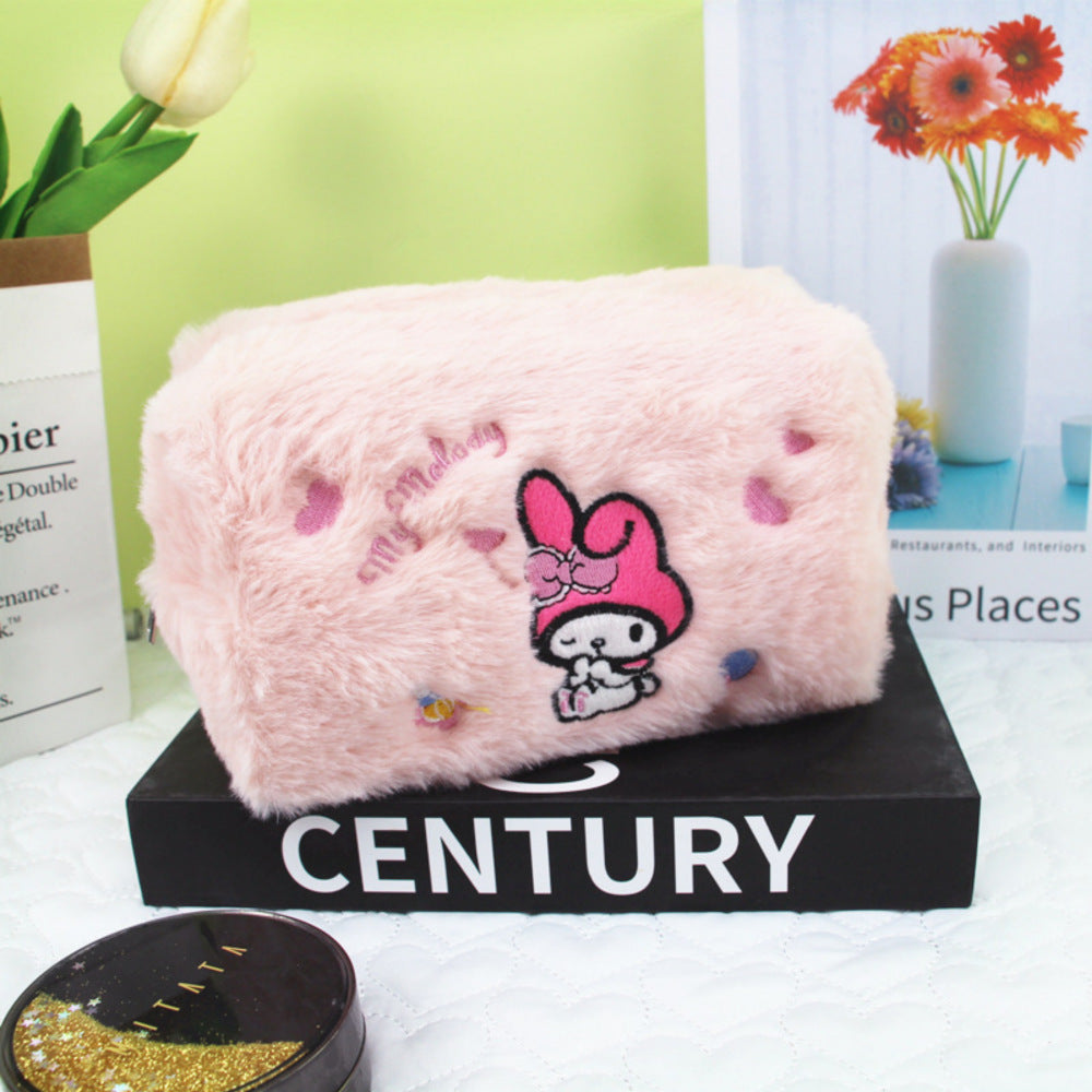 Large Capacity Stationery Pencil Box Cartoon Cosmetic Bags