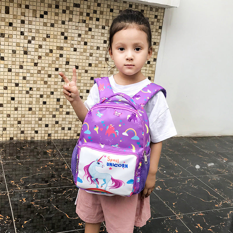 Children's Stylish Charming Cartoon Cute Unicorn Elementary School Students' Schoolbags