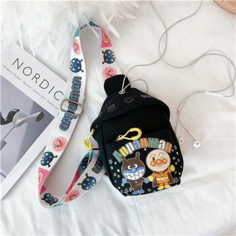 Women's & Children's & Cartoon Canvas Small Fashionable Korean Waist Packs