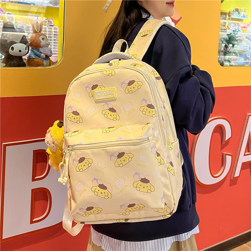 Cool Innovative Schoolgirl Cartoon Large Capacity Backpacks