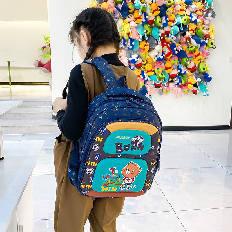 Sacs d'école de maternelle de licorne mignonne de garçons d'ours de bande dessinée pour enfants