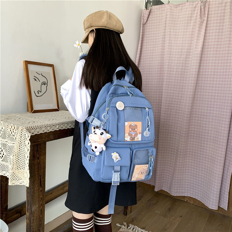 Female Korean High College Junior Cute Backpacks