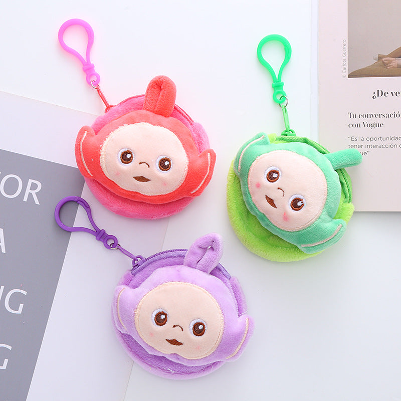 Color Doll Hairstyle Mini Storage Small Pendant Bags