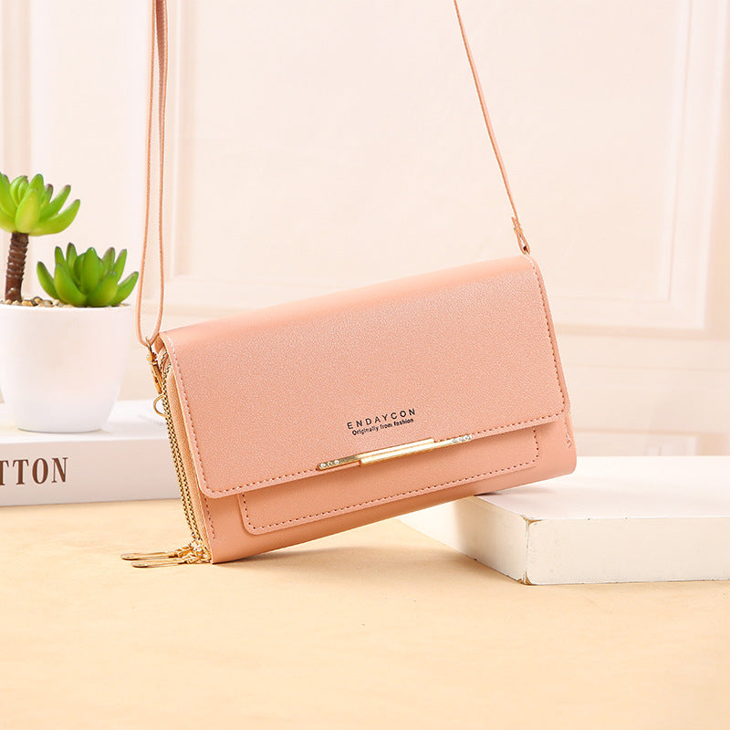 Women's Multifunctional Zipper Fashion Trendy Korean Style Phone Bags