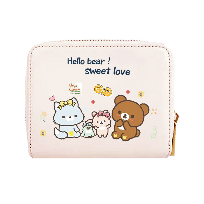 Women's Cute Advanced Compact Large Capacity Korean Coin Purses