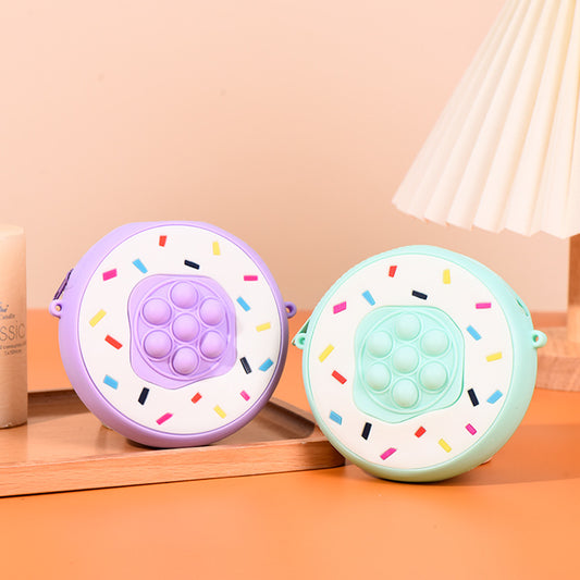 Cute Donut Mouse Killer Pioneer Silicone Coin Purses