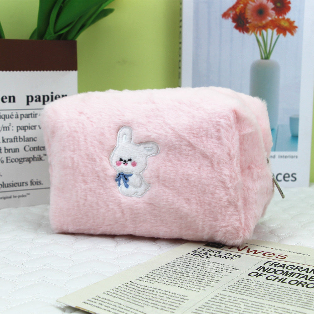 Large Capacity Stationery Pencil Box Cartoon Cosmetic Bags