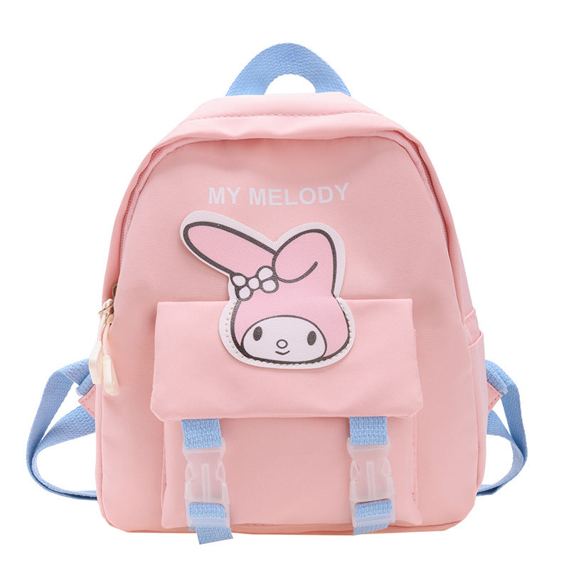 Children's Clow Cartoon Lightweight Cute Nylon Letters Children's Backpacks