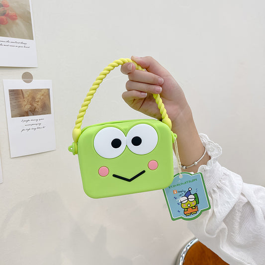 Children's Summer Heart Portable Small Square Cute Children's Coin Purse