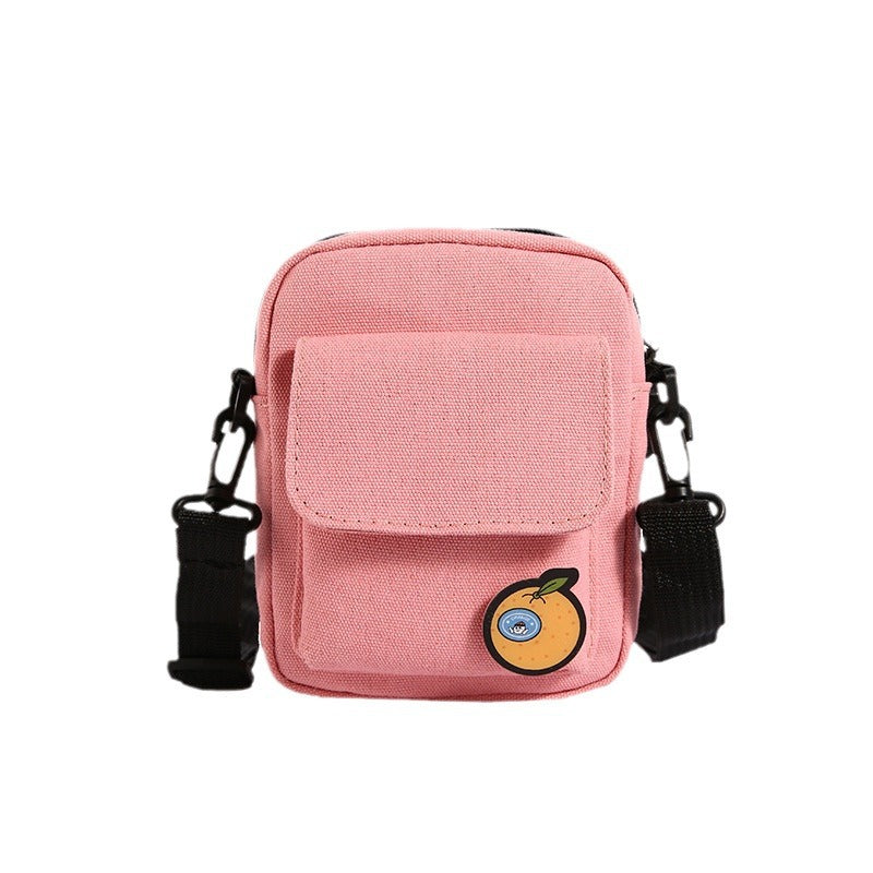 Children's Cute Trendy Style Artistic Sweet Canvas Children's Shoulder Bags