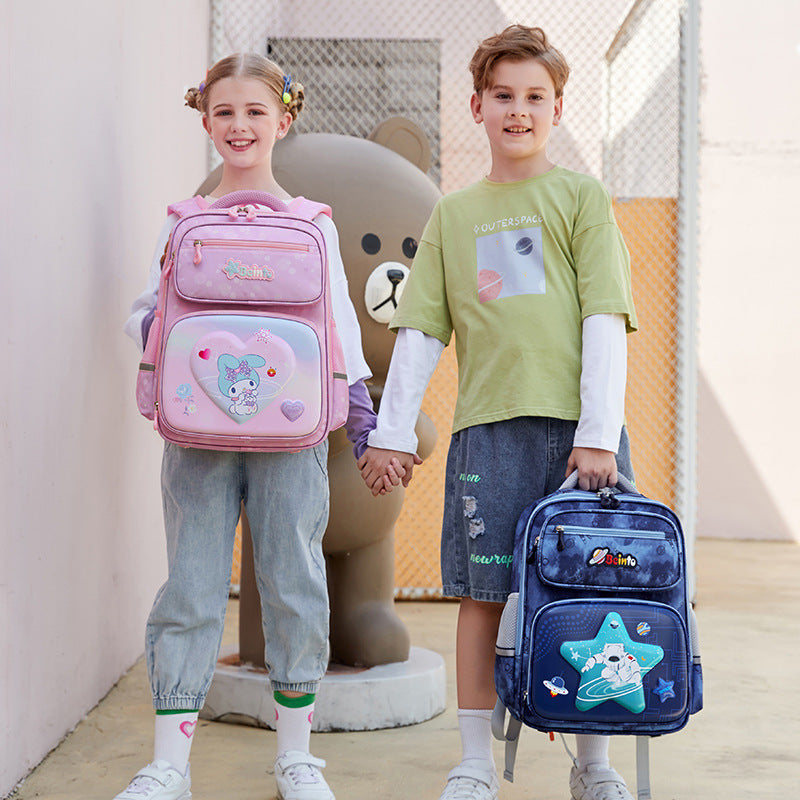 Children's Primary Boys Grade Large Capacity Burden Backpacks