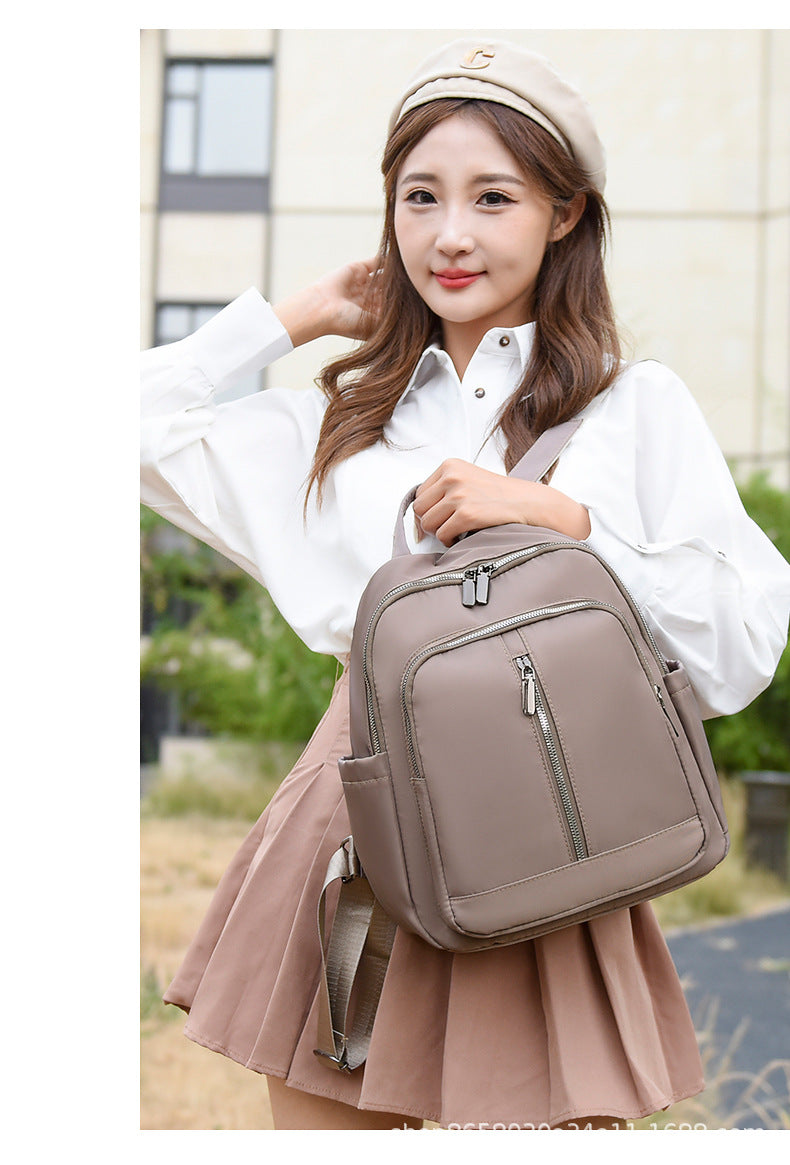 Women's Large Capacity Portable Stylish Simple Versatile Backpacks