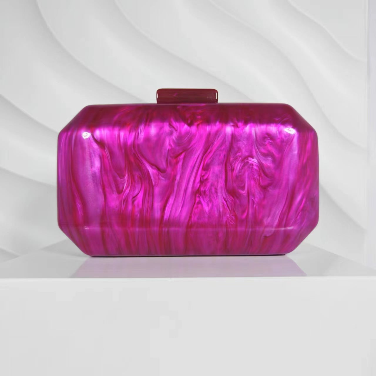 Women's Small Marble Fashion Summer Beach Acrylic Evening Bags