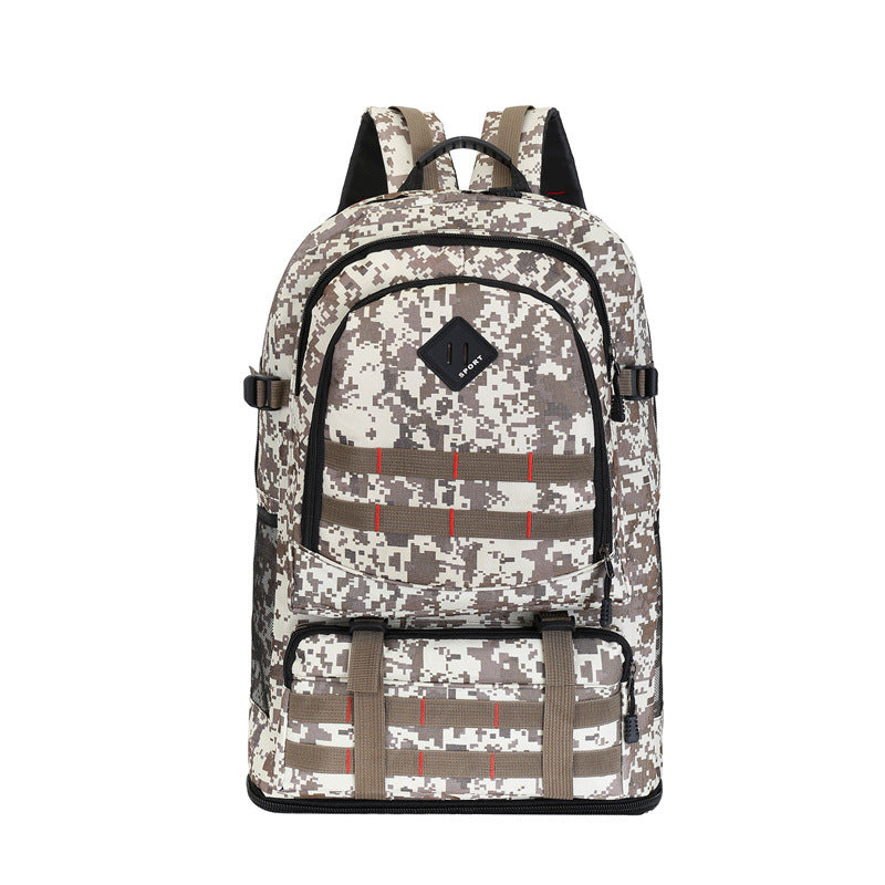 Large Capacity Oxford Cloth Camouflage Hiking Backpacks