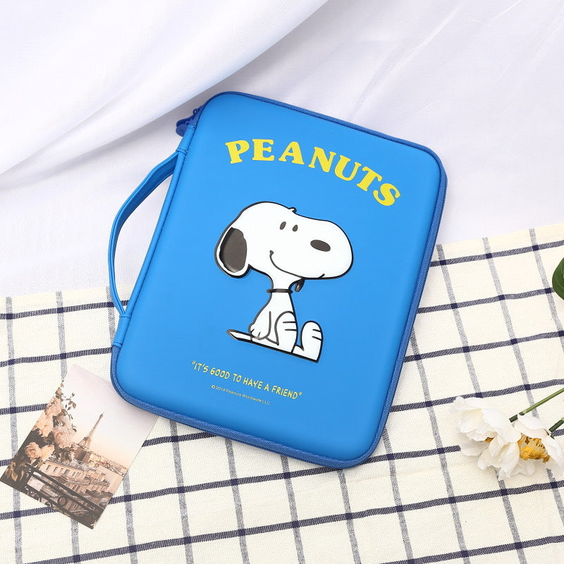 Sacs de protection originaux pour tablette et clavier portable Snoopy Hardshell