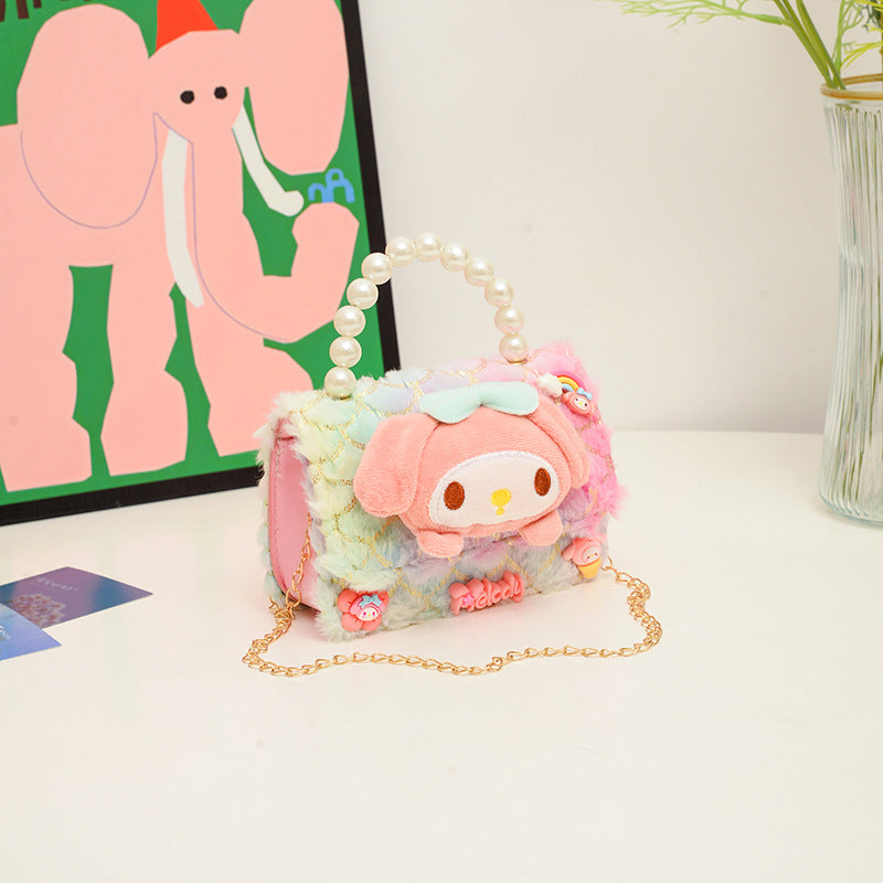 Charming Cute Plush Princess Little Stylish Bags