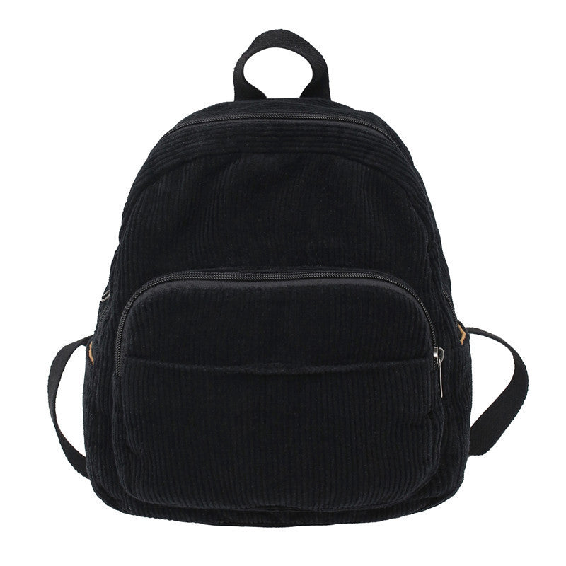 Corduroy Soft Fabric Quality Excellent Customer Backpacks