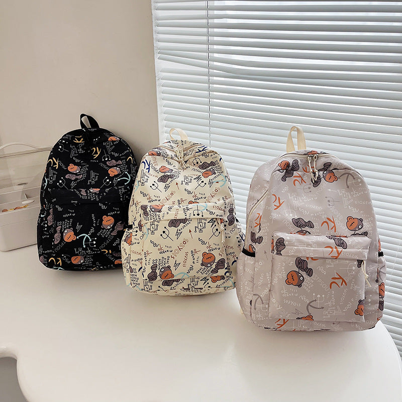 Korean Style Female Junior High Fashion Middle School Students' Schoolbags