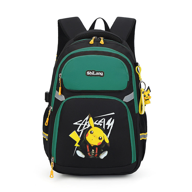 Capacity Cartoon Animation Primary Boy Grade Elementary School Students' Schoolbags