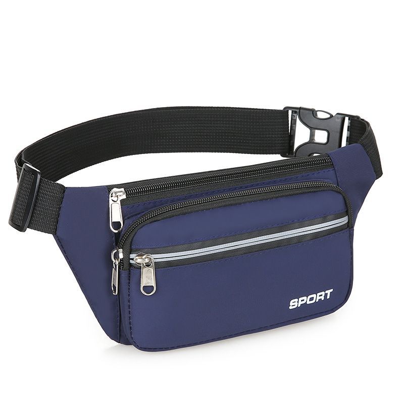 Men's Site Waterproof Female Thickening Checkout Oxford Waist Packs