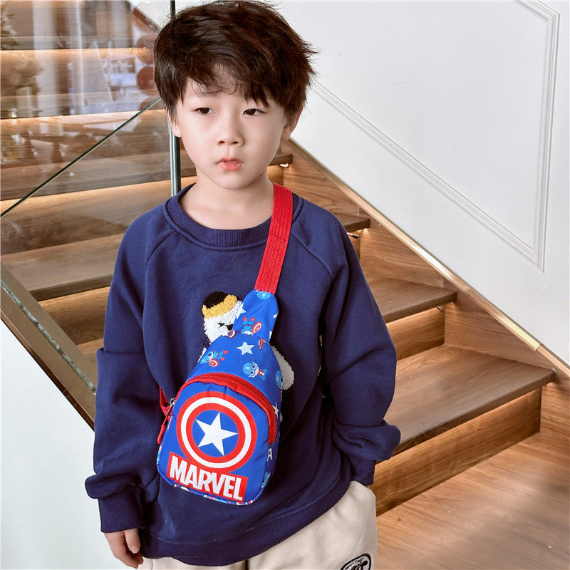 Children's Glamorous Cartoon Cute Fashion Nylon Children's Waist Packs