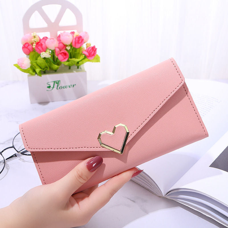 Female High Long Clutch Korean Style Ladies Wallets