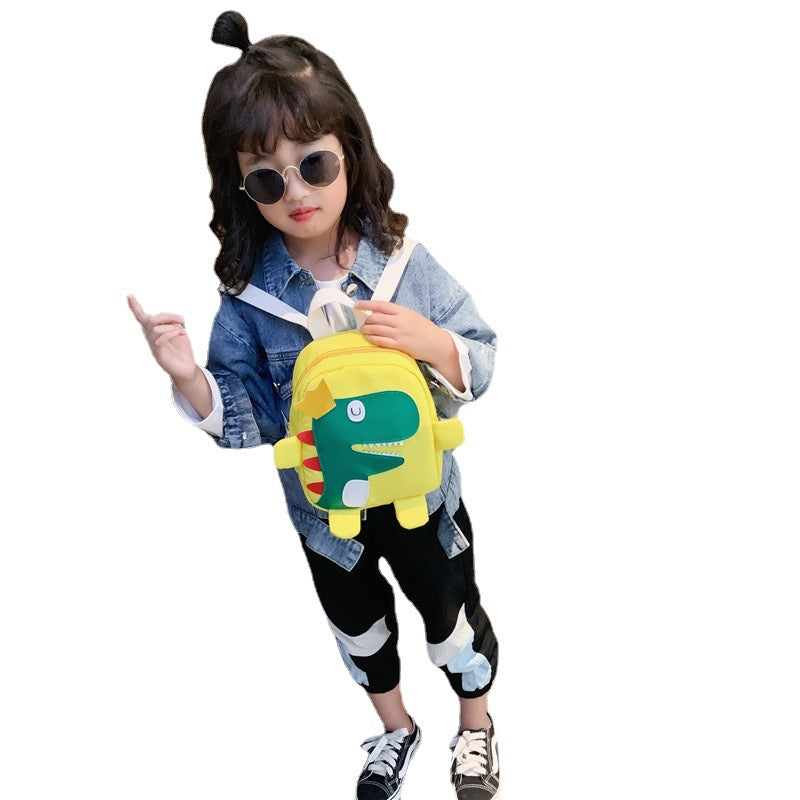 Children's Dinosaur Cartoon Versatile Korean Oxford Cloth Children's Backpacks