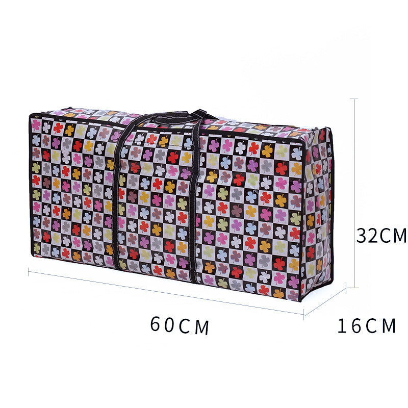 Moving Large Plaid Packing Waterproof Buggy Travel Bags