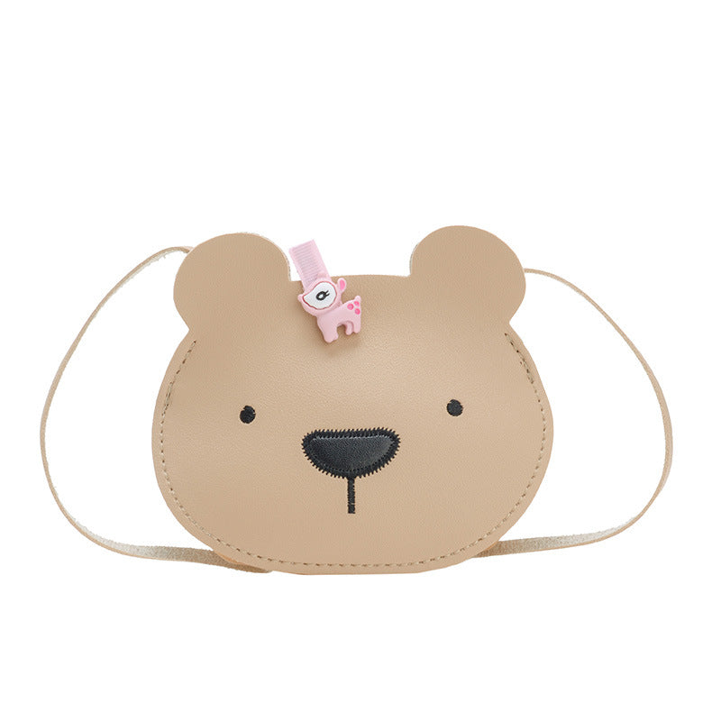 Children's Korean Cute Boy Cartoon Bear Fashion Children's Shoulder Bags