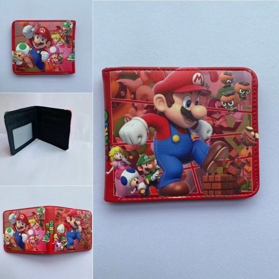 Super Mary Game Anime Peripheral Mario Coin Purses