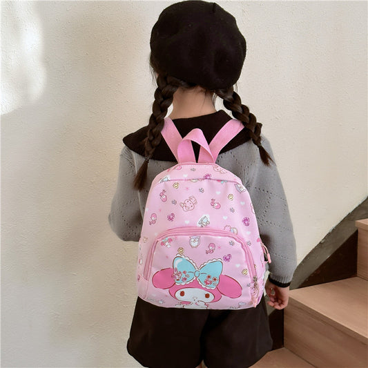 Children's Cartoon Clow Melody Cute Large Capacity Children's Backpacks