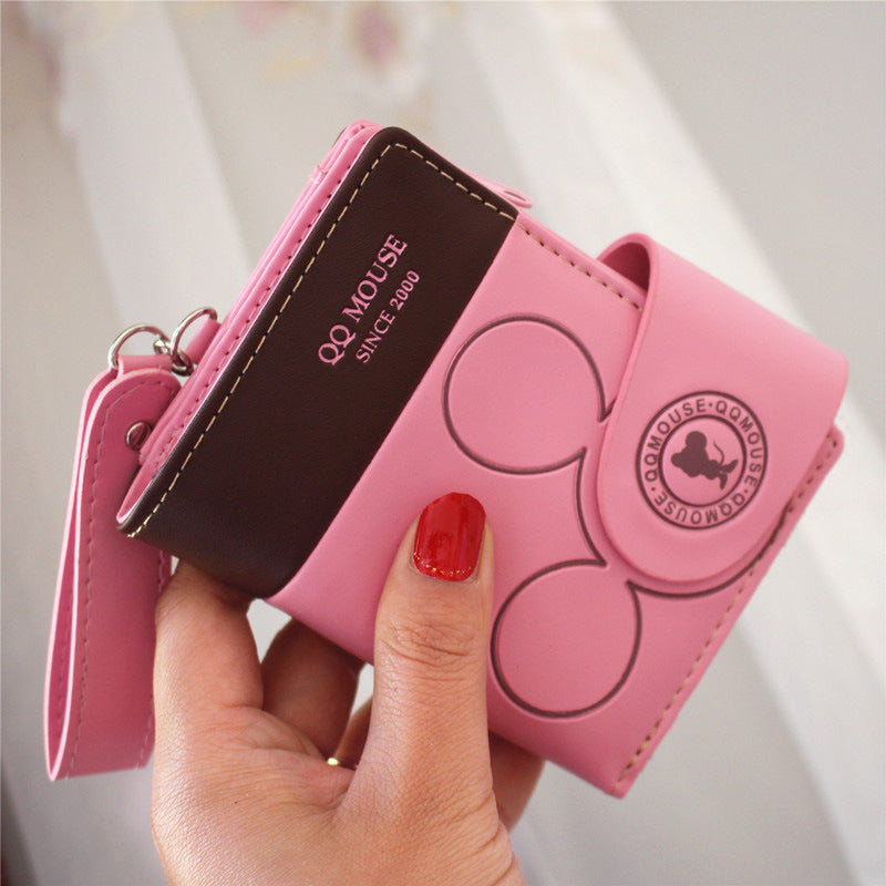 Chic Korean Style Cute Refreshing Zipper Ladies Wallets