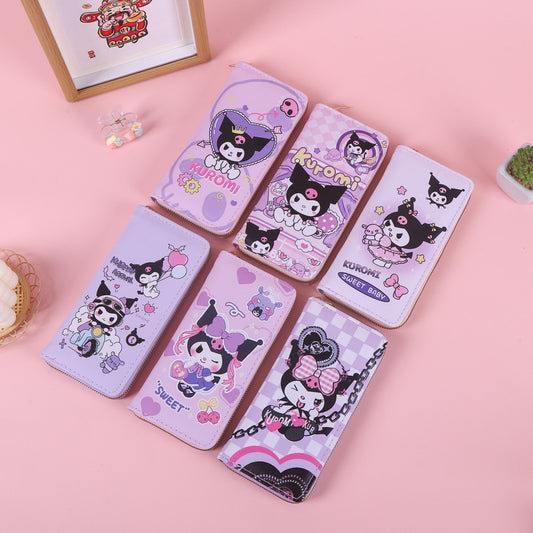 Women's Trend Creative Cartoon Cat Zipper Ladies Wallets