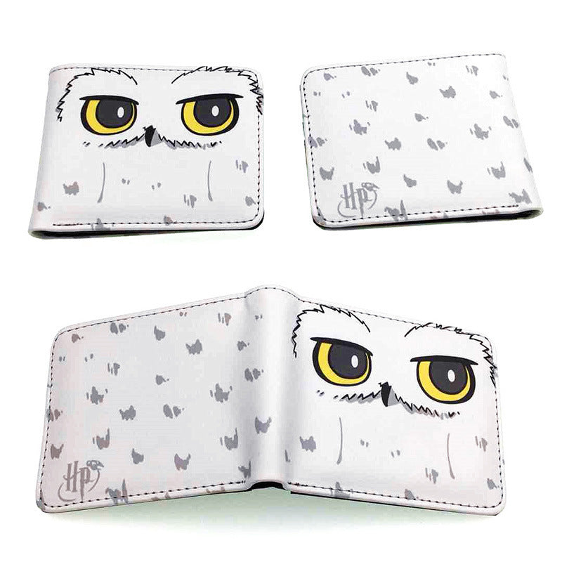 Women's & Men's & Cartoon Peripheral Short Owl Coin Purses