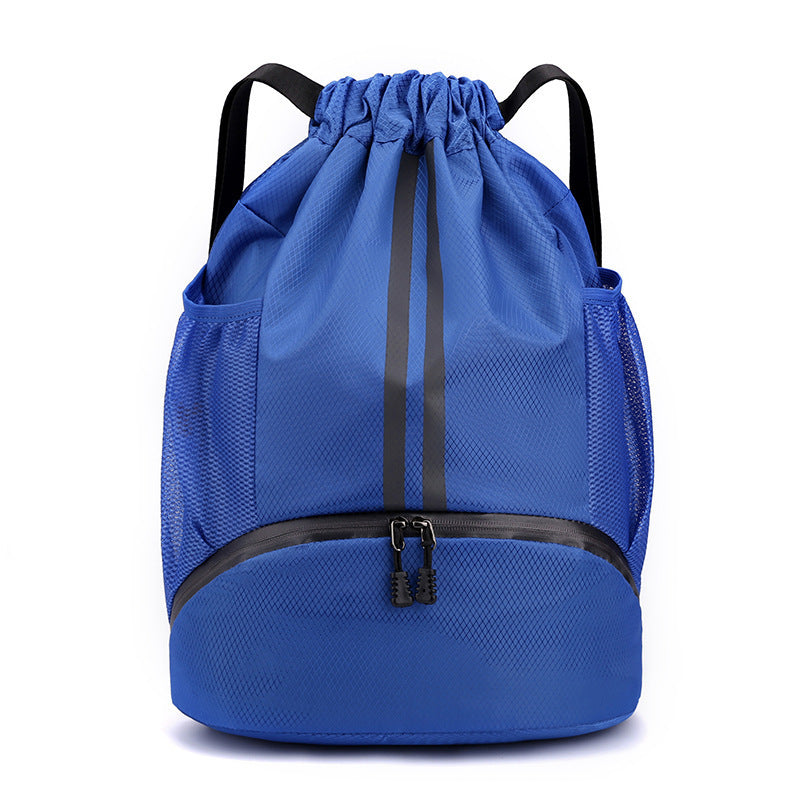 Drawstring Portable Basketball Dry Wet Separation Sports Backpacks