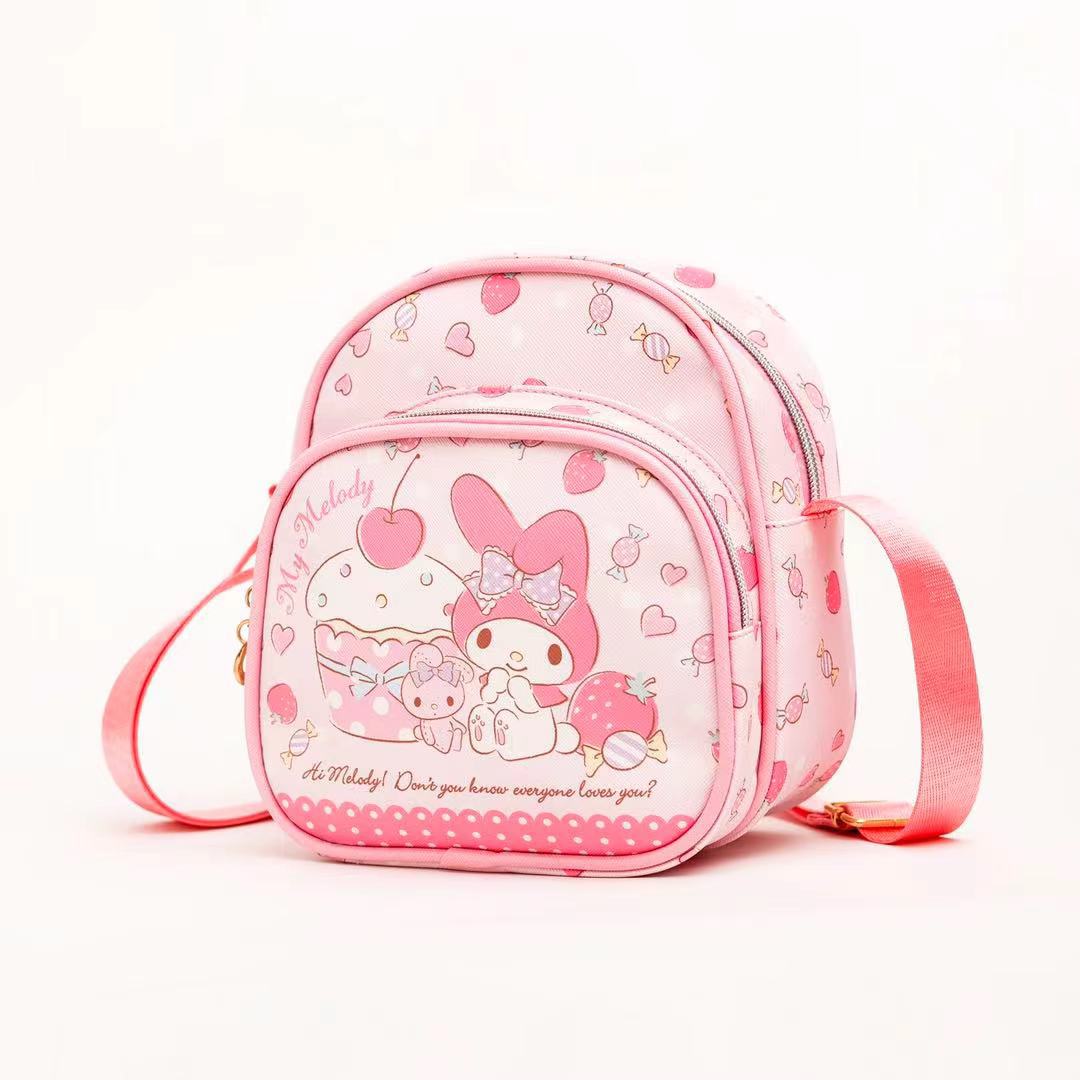 Children's Cute Melody Clow White Mini Children's Shoulder Bags