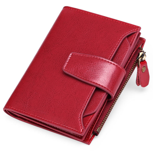 Women's Glamorous Stylish Short Genuine Leather Ladies Wallets