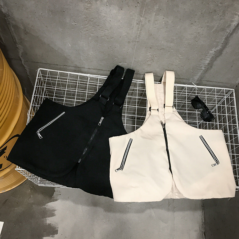 Beaux sacs de poitrine pour hommes rétro en toile de gilet de mode innovant