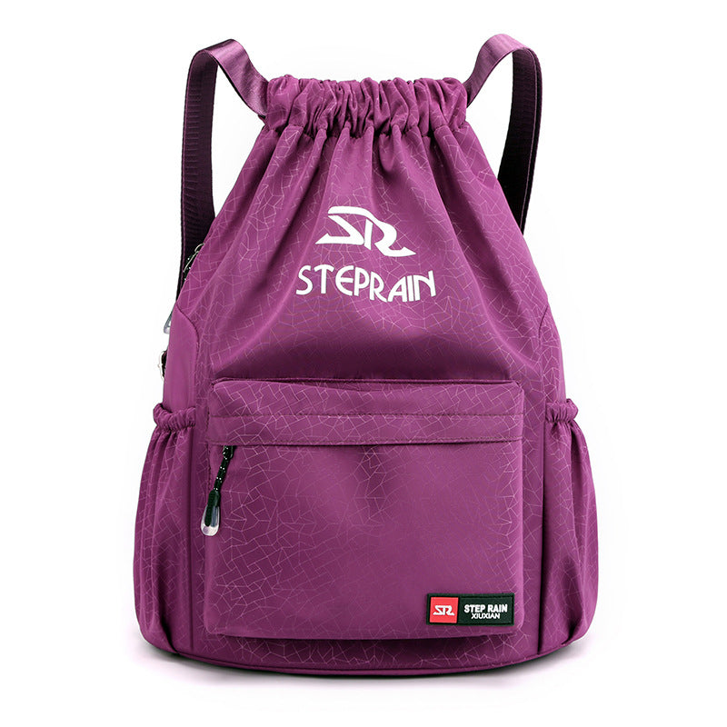 Nylon Large Capacity Stylish Adjustable Drawstring Sports Backpacks