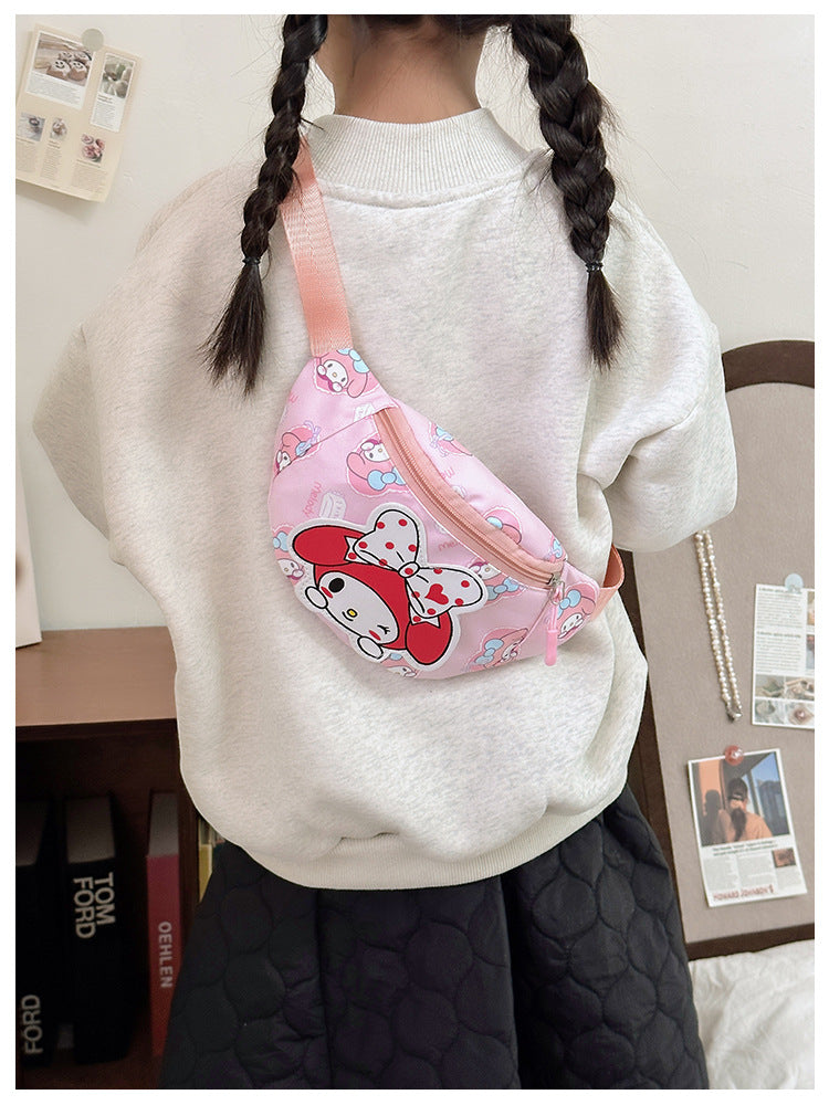 Children's Fashion Pockets Clow Cute Cartoon Small Children's Waist Packs