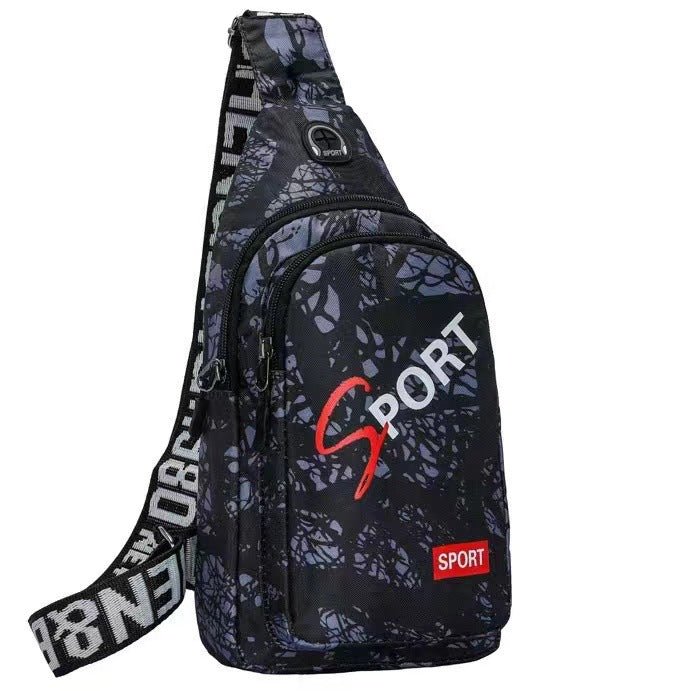 Sacs de taille simples en tissu nylon imperméable pour fitness pour hommes