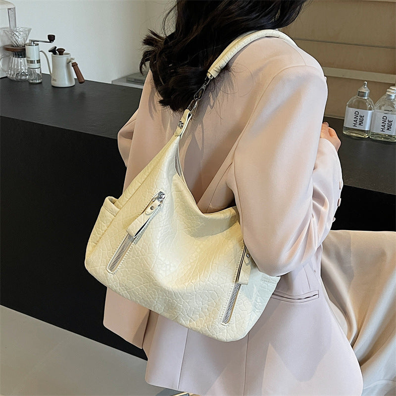 Women's Big Retro High Fashion Commuter Tote Crossbody Bags