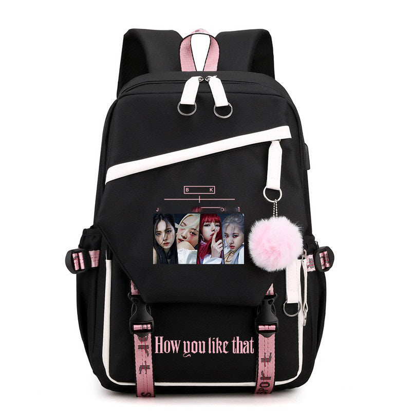 Park Kim Starry Sky Korean Style Backpacks