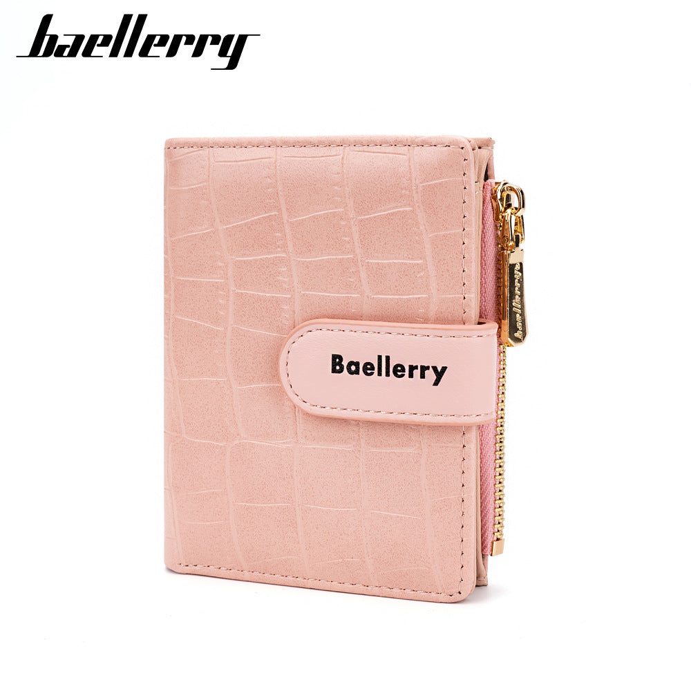 Women's Short Korean Style Fashion Hasp Zipper Ladies Wallets