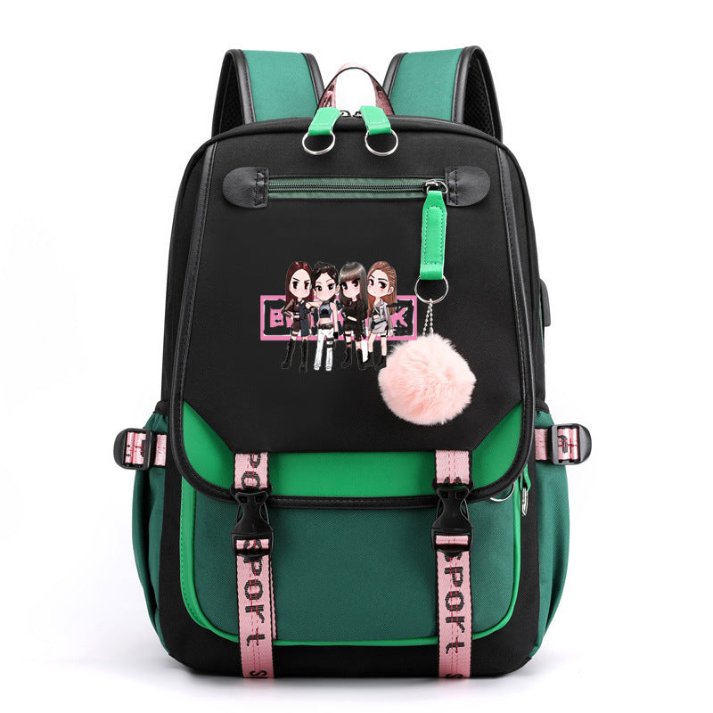 Park Kim Starry Sky Korean Style Backpacks